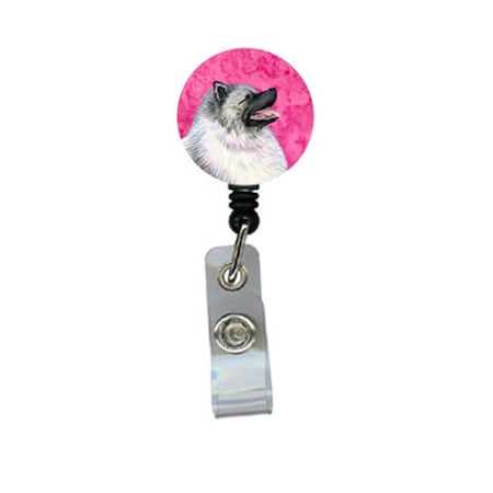 Teacher&Aposs Aid Keeshond Retractable Badge Reel Or Id Holder With Clip TE2911539